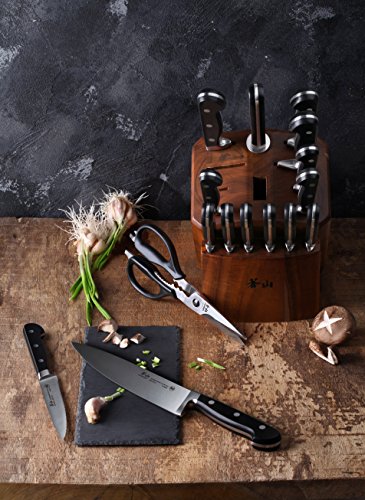 TV2 Series 1023053 Swedish 14C28N Steel Forged 17 (17-Piece Knife Block Set)