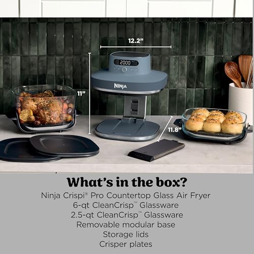 Crispi Pro Glass Air Fryer (Cyberspace)