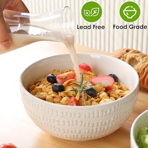 40 OZ Large Cereal Bowls Set of 4