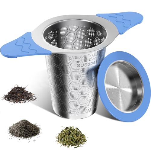 Tea Infuser for Loose Leaf Tea (1 Pack - Ocean Blue)