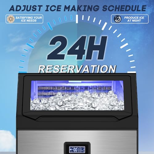 Commercial Ice Maker Machine 250LBS (Stainless Steel)