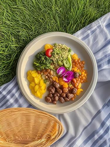 Compostable Paper Plates 9 Inch (Brown)
