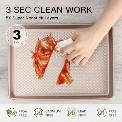 Quarter Sheet Baking Pan Nonstick