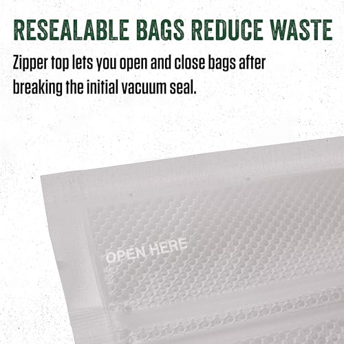 Products Gallon Zipper Top Vacuum Sealer Bags (11" x 16")