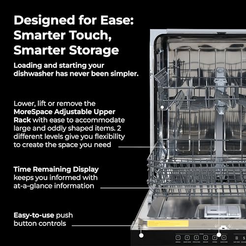 24" Built In Dishwasher (Black)