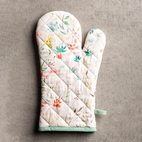Maison d'Hermine Oven Gloves 100% Cotton Oven Mitt (005 - Colmar / 7.5" x 13" (Oven Mitt))