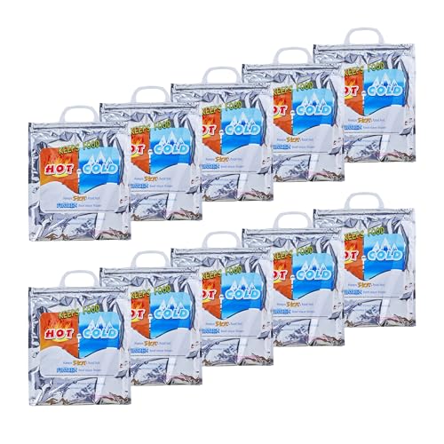 Hot and Cold Insulated Bags for Food Delivery (X Small (Meal Size))