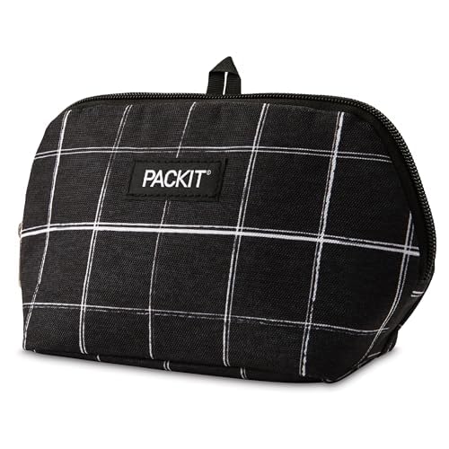 Freezable Snack Bag (Black Grid / Normal)