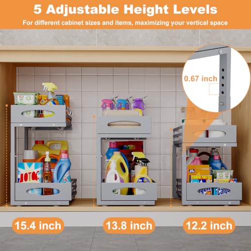 Under Sink Organizer (Gray)