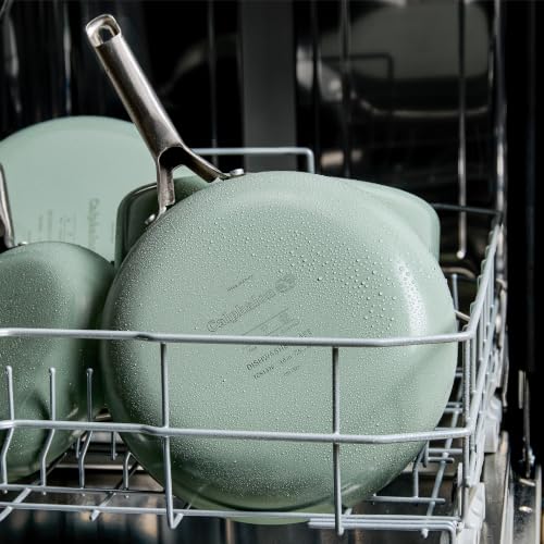 Ceramic Nonstick 8" and 10" Frying Pan Set (Silver Ash)