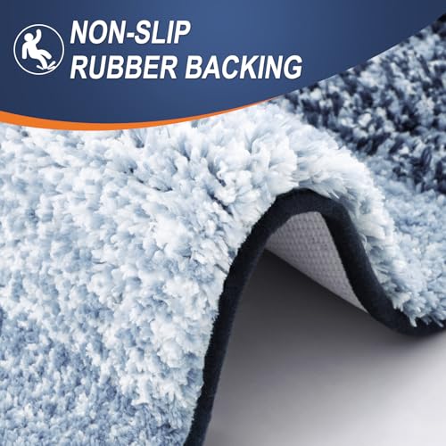 Bathroom Runner Rug 59x24 (59" X 24" / Navy Blue)
