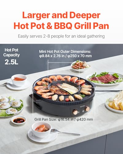 Hot Pot with Grill (1800W 2-in-1)