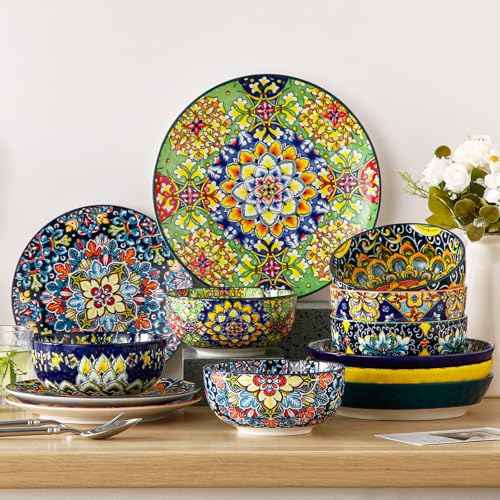 SIMI 28 oz Cereal Bowls Set of 6