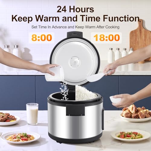 Commercial Rice Cooker (15.85 QT Capacity)