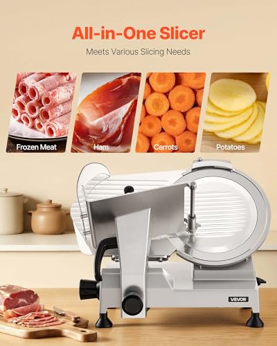 Commercial Meat Slicer 12" Electric Food Frozen Deli Slicers 400W (12 inch)