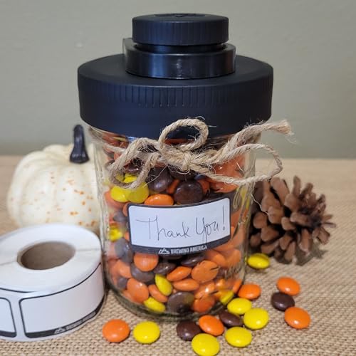 Dissolvable Food Labels for Food Containers (Black)