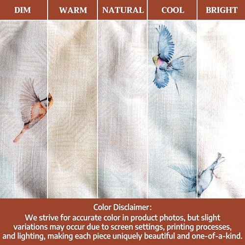 Double Oven Mitts 100% Cotton Double Oven Glove (070 - Flying Birds / 7" x 35" (Double Oven Mitt))