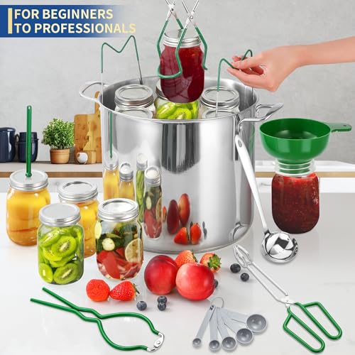 Canning Supplies Starter Kit (9-Pcs Set / DeGreen)
