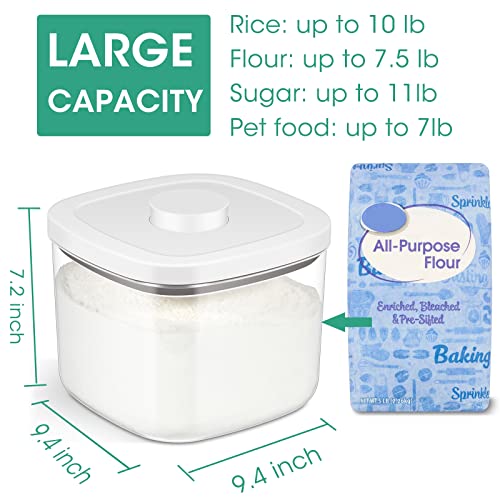 Airtight Rice Container 10 Lbs (5.28Qt-Square)