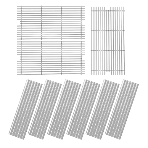 54911 Cooking Grid Grates with 94091 Heat Plate Replacement for Viking VGBQ 30" T Series
