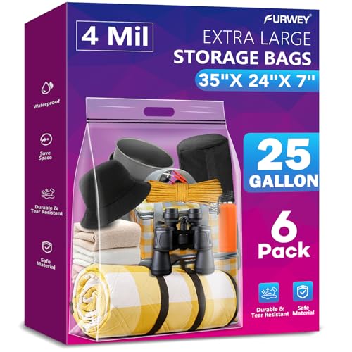 25 Gallon Storage Bags (6 Count)