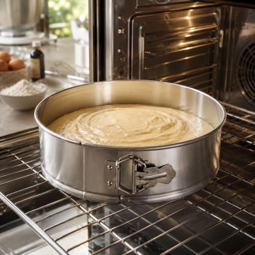 10 in Silver Aluminum Springform Cake Pan (10")