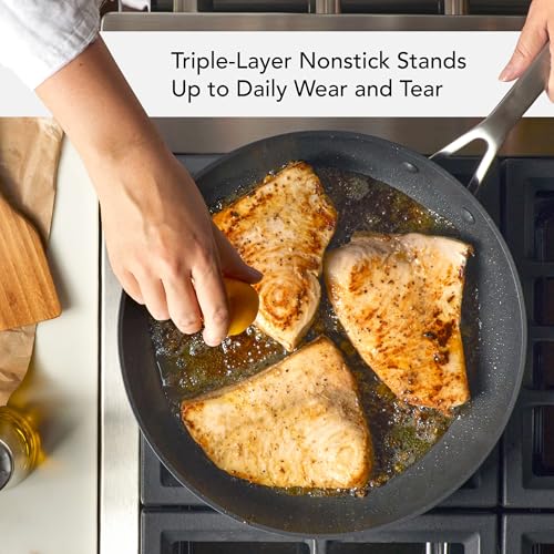 Hard Anodized Nonstick Frying Pan Set (Skillet Set (4 Piece))