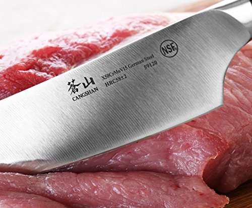 D Series 59120 German Steel Forged Chef's Knife (8" / Black)