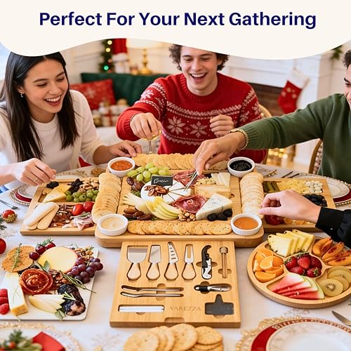 Extra Large Charcuterie Boards Gift Set (Cheese Board Marble)