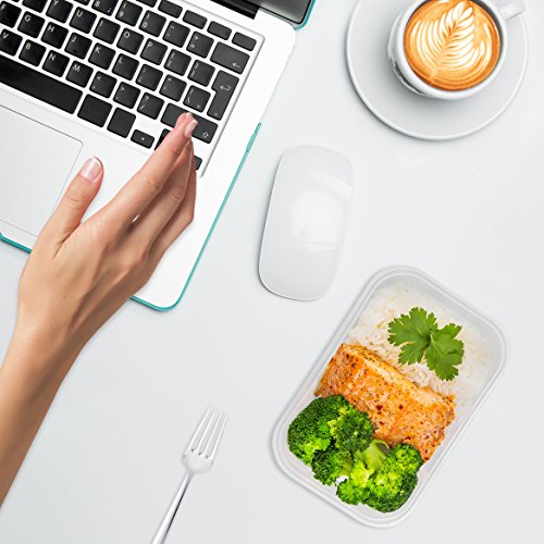 50 Pack Meal Prep Containers Reusable (50 Pack / Rectangular)