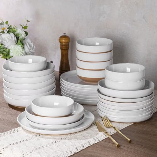 8.75'' Large Ceramic Pasta Bowls (White(8.75inch))