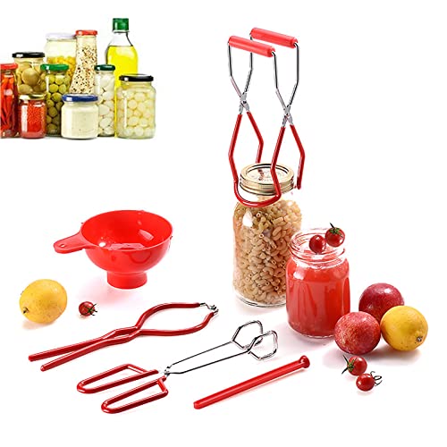 5PCS Canning Supplies Canning Kit (Red)