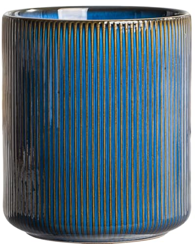 Large Utensil Holder for Kitchen Counter (Blue / 7.2" H)