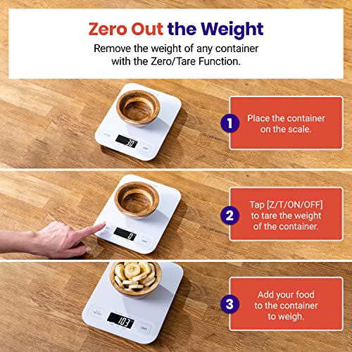 Food Kitchen Scale (Clean White)