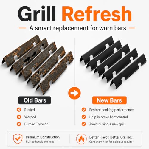 67046 Flavorizer Bars for Weber Spirit 300 (15.3"×2.6"×2.511" - 67046 Spirit 300)