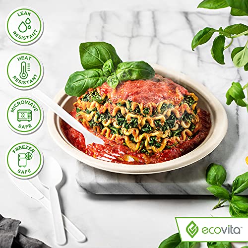 100% Compostable Paper Plates [9 in.] (Large)