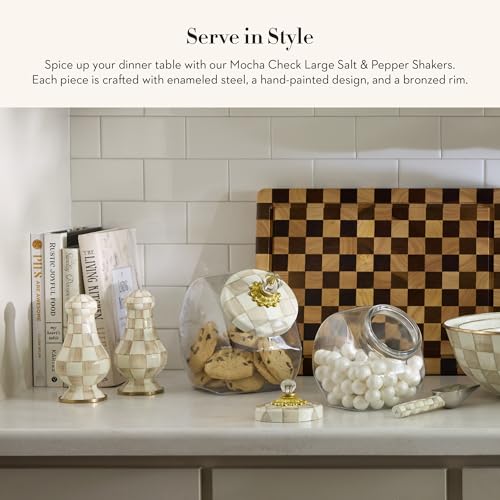 Salt & Pepper Set (Mocha Check / Large)