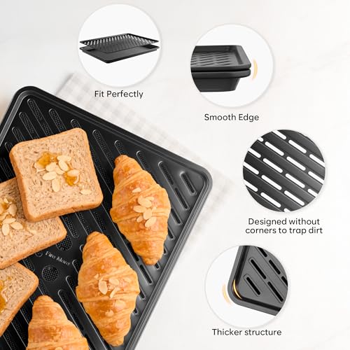 Nonstick Baking Sheet Set with Cooling Rack