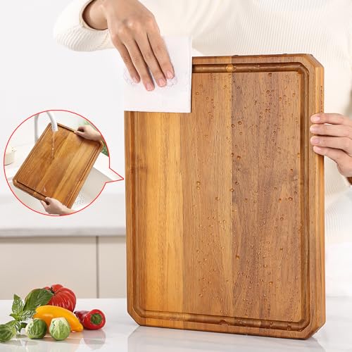 Acacia Wood Cutting Boards for Kitchen
