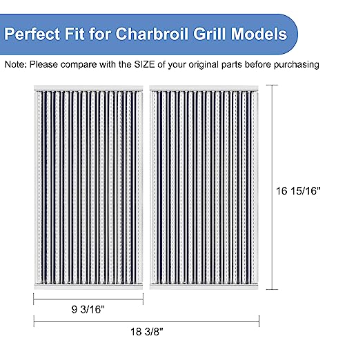 Grill Emitter Plates for Charbroil Tru (2-Burner Emitters)