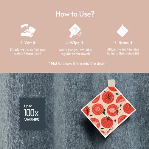 Reusable Paper Towels (Vegetable)