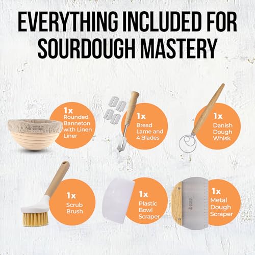 Banneton Bread Proofing Basket Set