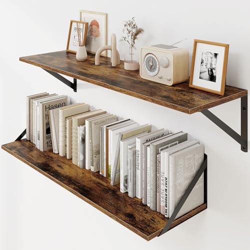 Deep Floating Shelves for Wall