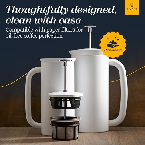 P7 French Press (18 oz / Matte White)