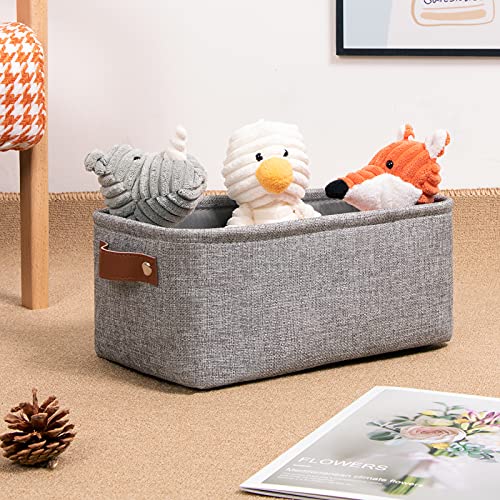 Small Storage Baskets 11.8"x7.9"x5.1" (Grey / XS-12"x8"x5")