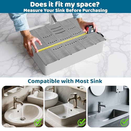 Silicone Foldable Bathroom Sink Cover