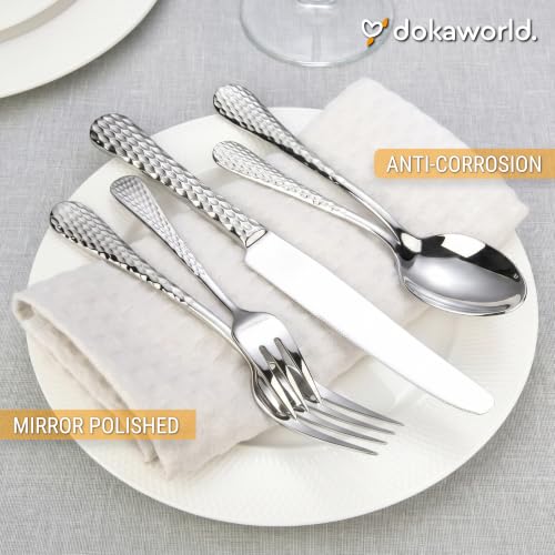 Stainless Steel Flatware (Hammer Design)