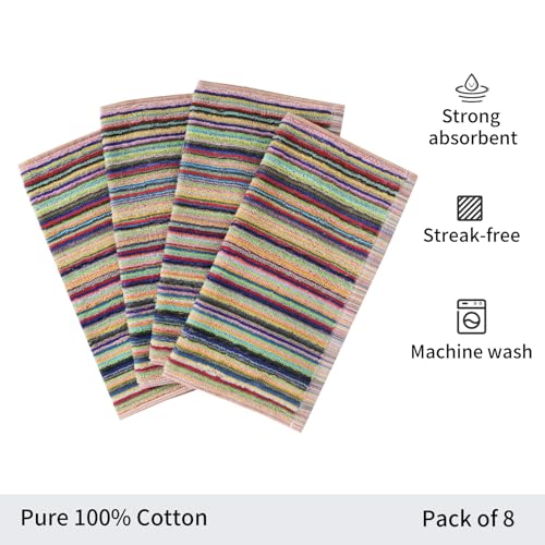 Kitchen Dishcloths for Washing Dishes (Multi-1 / 12x12 inch)