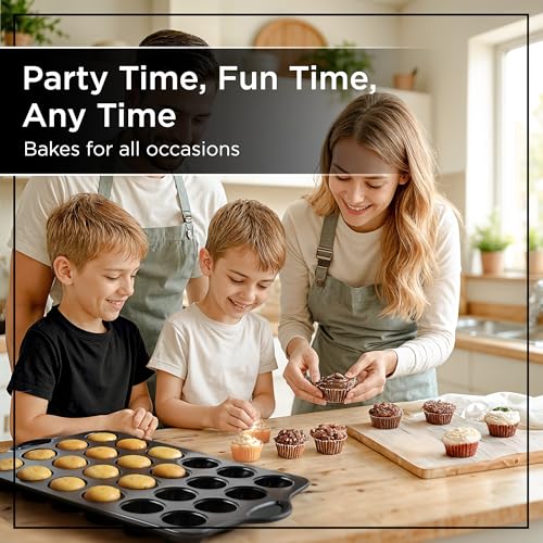 Mini Muffin Pan 24 Cup Set of 2