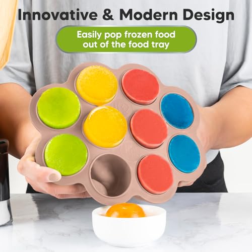 Silicone Food Freezer Trays with Lid (Dusk)